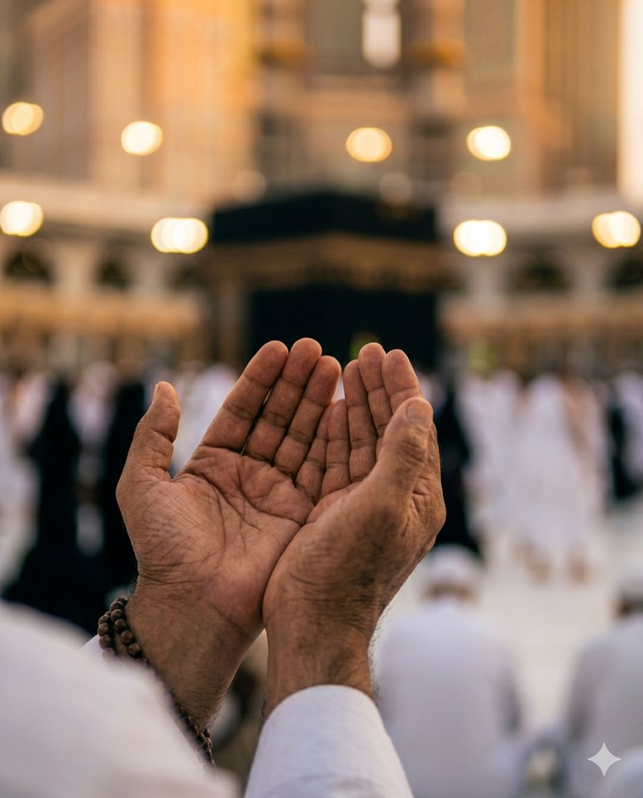 Pilgrims at the Grand Mosque, Makkah
